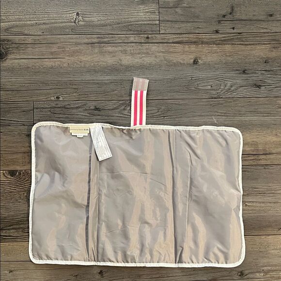 Pottery Barn Kids Striped Baby Bag with Pink Handles - Picture 7 of 8